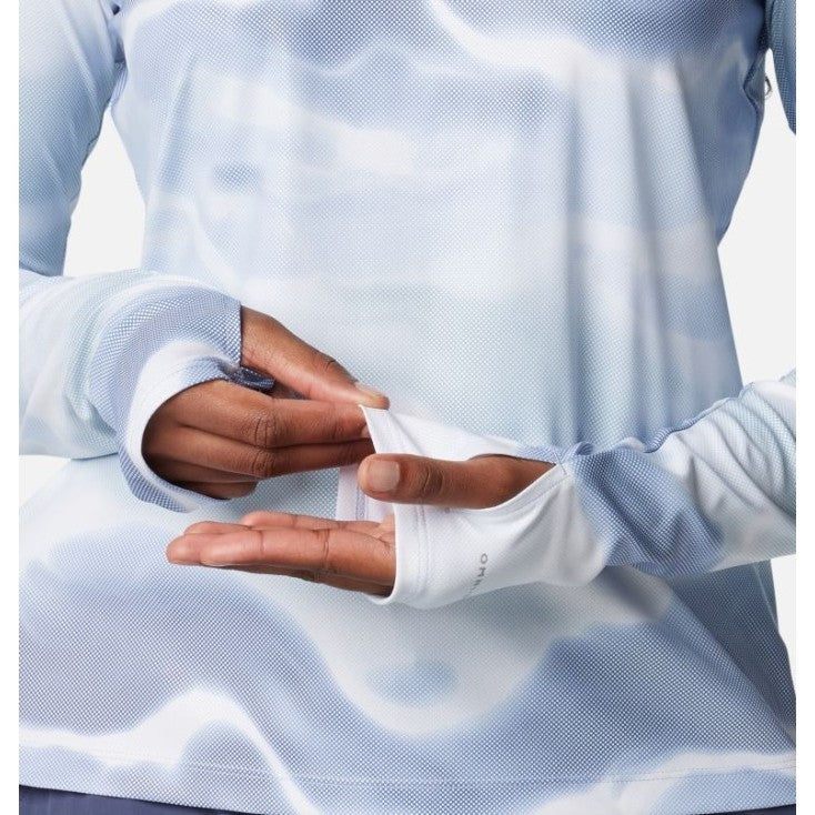 Columbia Women's Summit Valley Sun Deflector Long Sleeve - Whisper Undercurrent