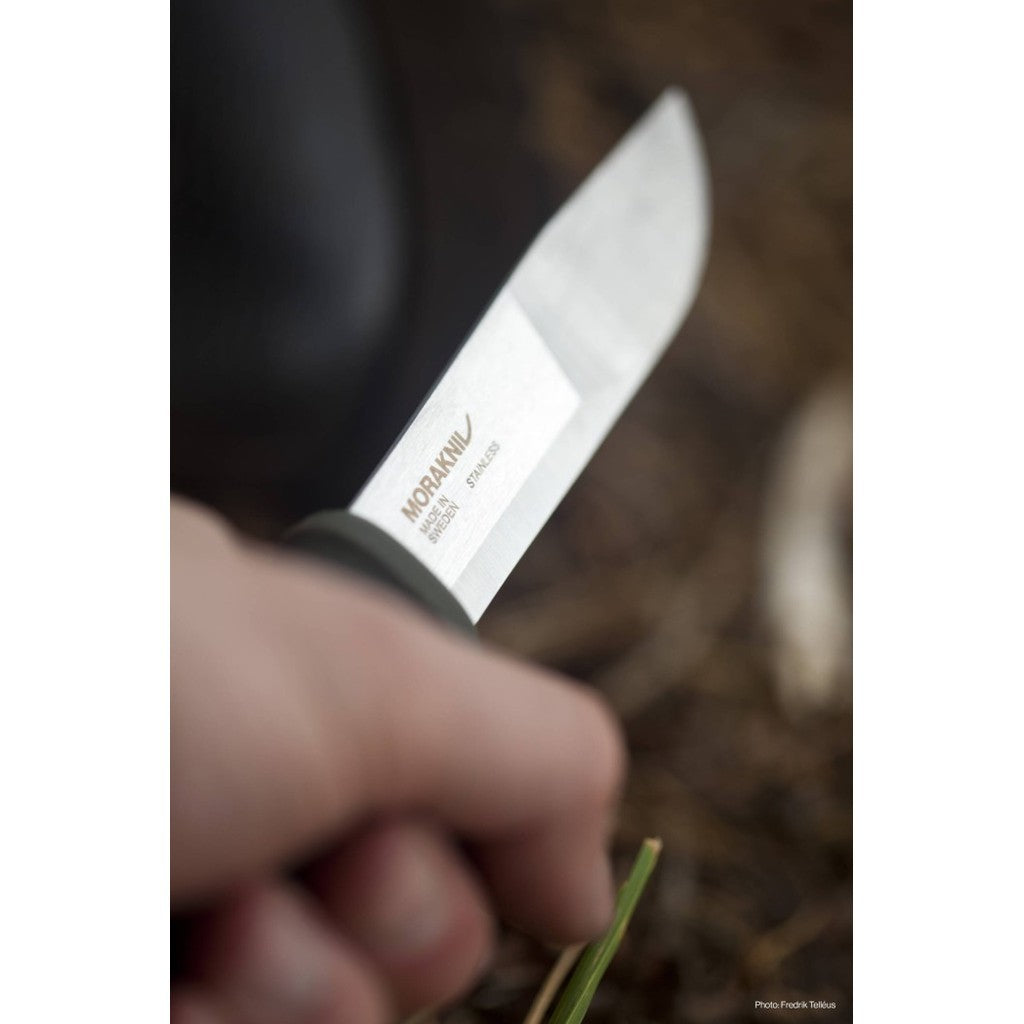 Morakniv Kansbol with Survival Kit - Pisau Bushcraft Stainless Steel