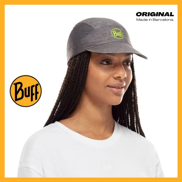 Topi Lari/Hiking - Buff Original Speed Cap Solid Htr Grey S/M
