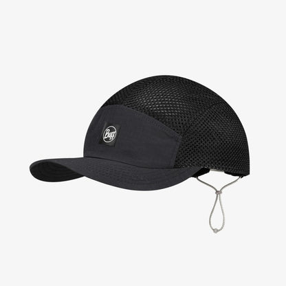 Topi Buff Original - 5 Panel Air Cap Saret Black