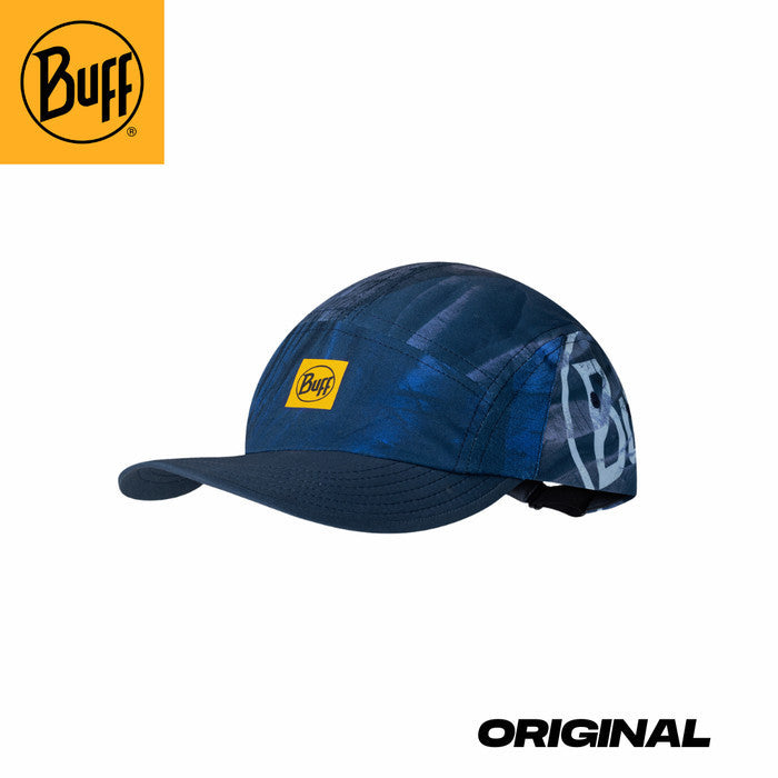 Topi Buff Original - 5 Panel Go Cap Arius Blue