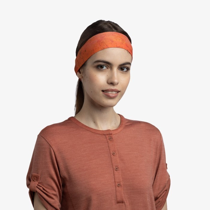 Buff Original CoolNet UV Slim Headband Keffy Nectarine
