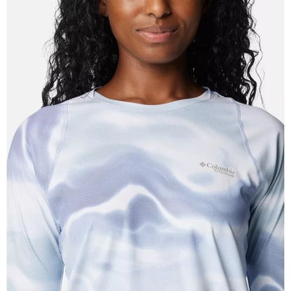 Columbia Women's Summit Valley Sun Deflector Long Sleeve - Whisper Undercurrent