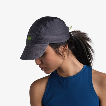 Topi Lari/Hiking - Buff Original Speed Cap Solid Htr Grey S/M