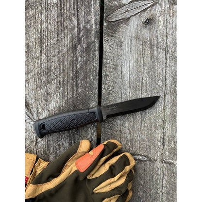 Pisau Morakniv Garberg BlackBlade with Multi-Mount - Carbon Steel Bushcraft
