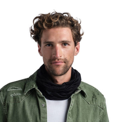 Buff Original Merino Lightweight Neckwear Solid Black