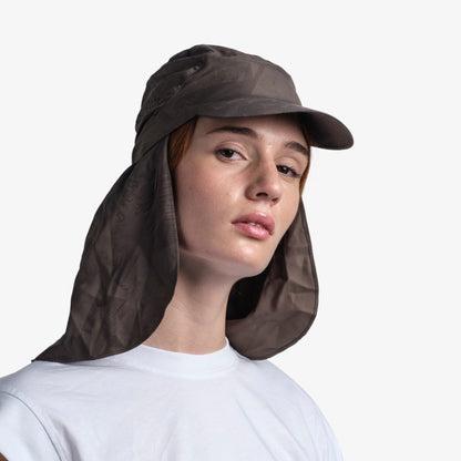 Topi Lari/Hiking - Buff Original Pack Sahara Cap Acai Khaki