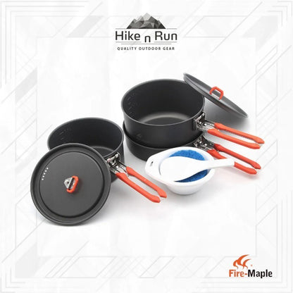 Firemaple Alat Masak Camping Feast 3 - Black