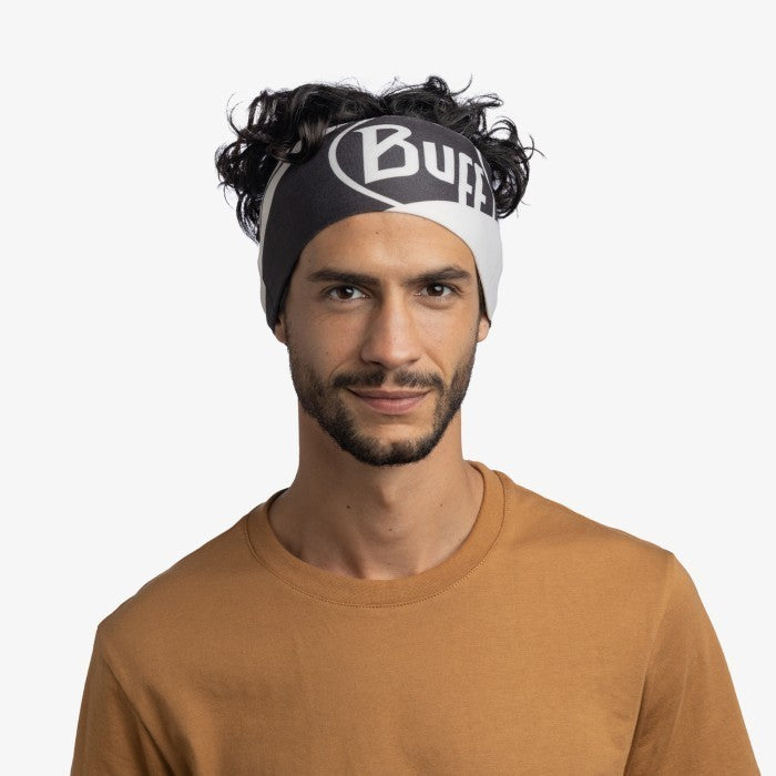 Buff Original Coolnet UV Wide Headband Arthy Graphite