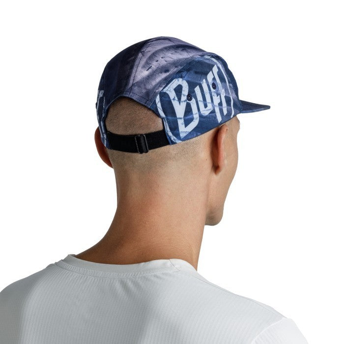 Topi Buff Original - 5 Panel Go Cap Arius Blue