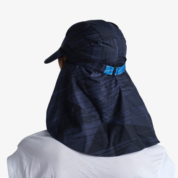 Topi Lari/Hiking - Buff Original Pack Sahara Cap Grevers Navy