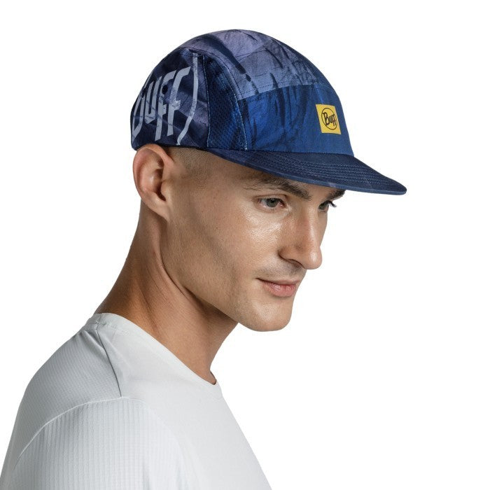 Topi Buff Original - 5 Panel Go Cap Arius Blue