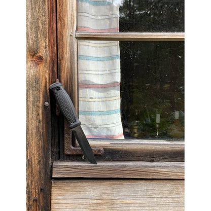 Pisau Morakniv Garberg BlackBlade with Multi-Mount - Carbon Steel Bushcraft