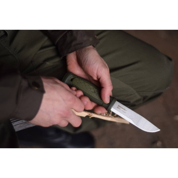Morakniv Kansbol with Polymer Sheath - Pisau Bushcraft Stainless Steel