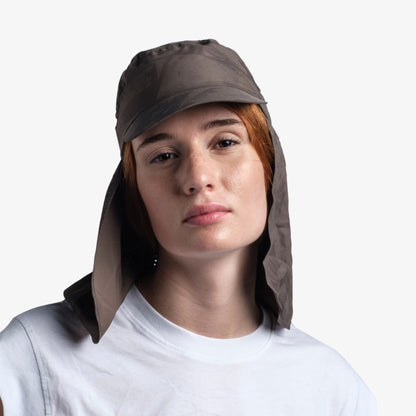 Topi Lari/Hiking - Buff Original Pack Sahara Cap Acai Khaki