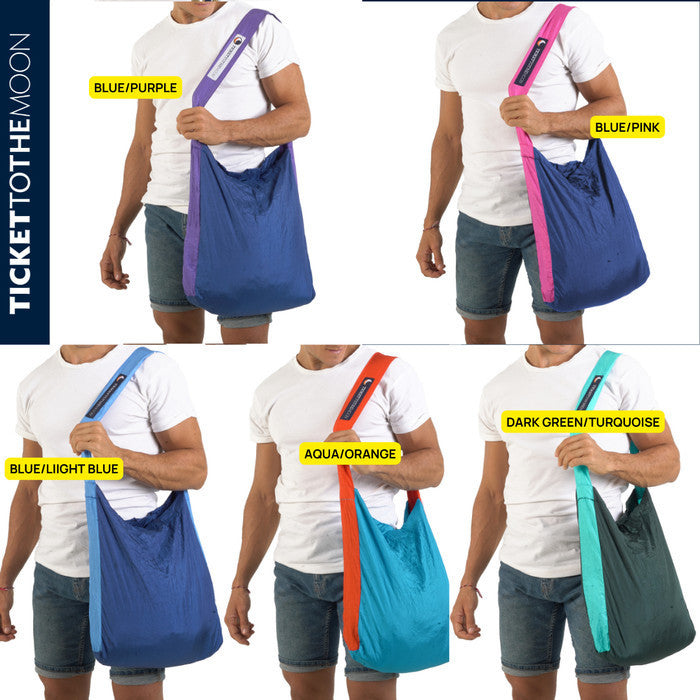 Ticket To The Moon Eco Bag (MEDIUM) - Tas Belanja Lipat Selempang