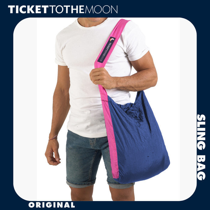 Ticket To The Moon Eco Bag (MEDIUM) - Tas Belanja Lipat Selempang