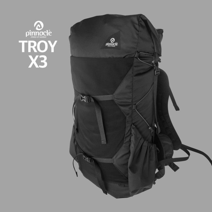 Pinnacle Troy Pro X3 38L Backpack Diamond Gridstop - Black