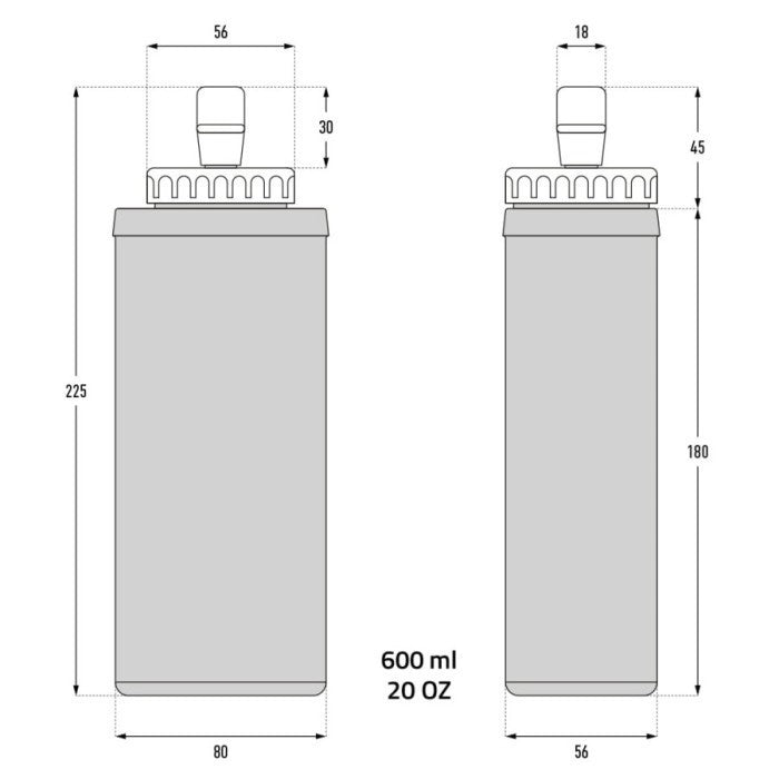 Instinct Soft flask 600ml - Botol Minum - Trail Running