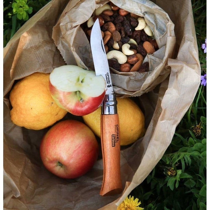 Opinel N°09 Carbon Steel Folding Knife - Pisau Lipat Outdoor Bushcraft