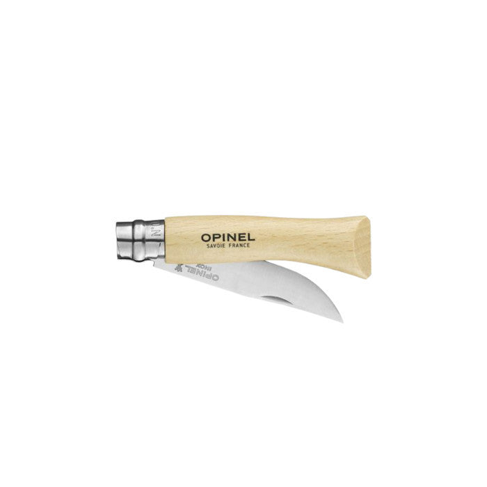 Opinel N°07 Stainless Steel Folding Knife - Pisau Lipat Outdoor