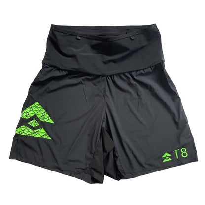 T8 Ultra Sherpa Shorts Integrated with Running Belt - Black/Unisex - Celana Pendek Lari