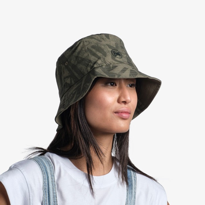 Topi Original Buff Adventure Bucket Hat - Acai Khaki
