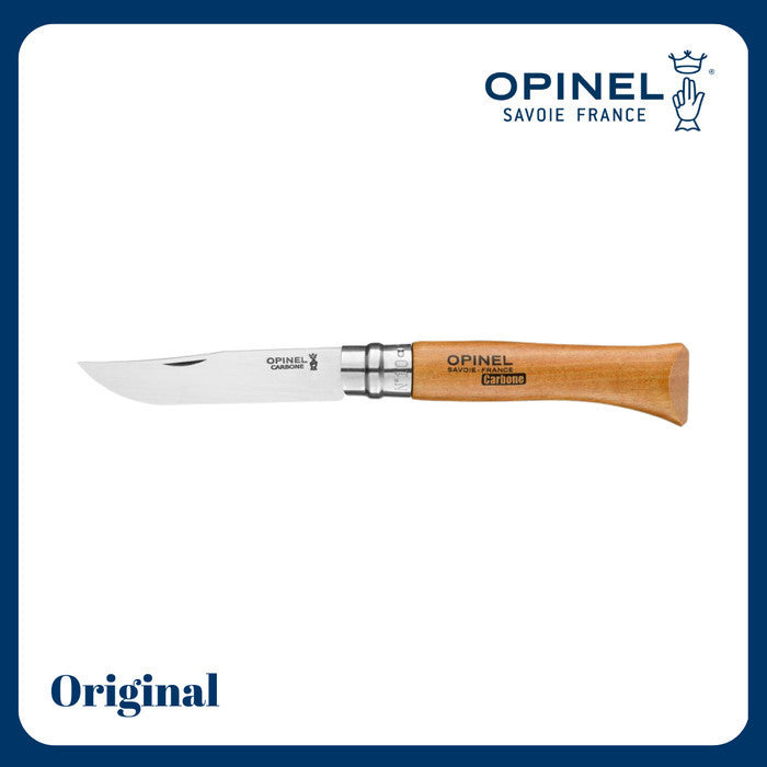 Opinel N°10 Carbon Steel Folding Knife - Pisau Lipat Outdoor