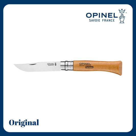 Opinel N°10 Carbon Steel Folding Knife - Pisau Lipat Outdoor