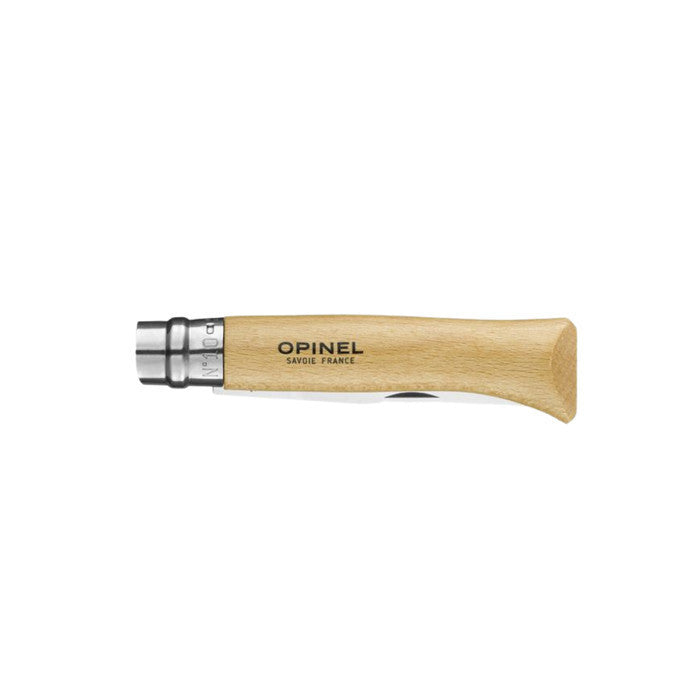 Opinel N°10 Stainless Steel Folding Knife - Pisau Lipat Outdoor