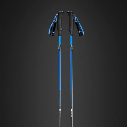 Trekking Pole Lari - Black Diamond NEW Distance Carbon Z Poles Ultra Blue