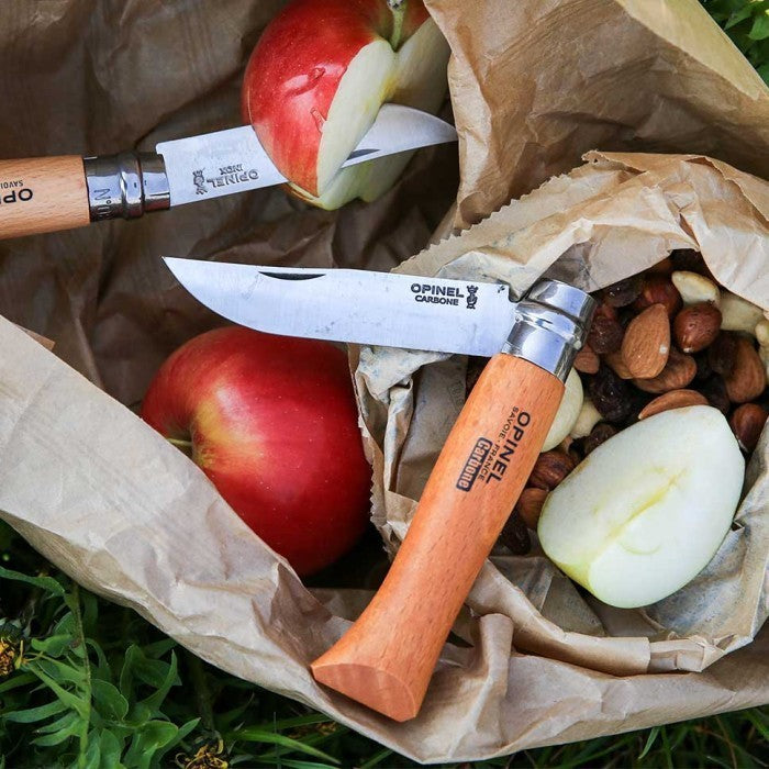 Opinel N°10 Carbon Steel Folding Knife - Pisau Lipat Outdoor