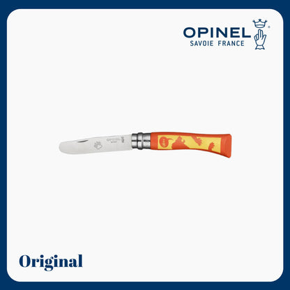 Opinel No.07 AnimOpinel Junior Lion Hornbeam Knife - Pisau Anak