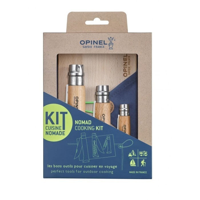 Pisau Bushcraft masak outdoor survival - Opinel Nomad Cooking Kit Set