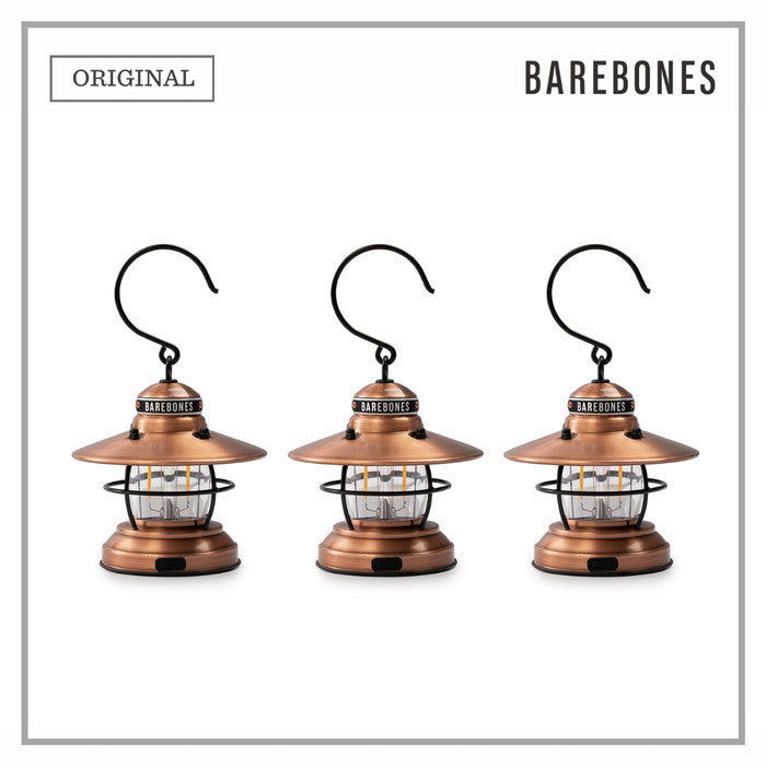 Barebones Edison Mini Lantern (3 PACK) - Lampu Lentera Outdoor Camping