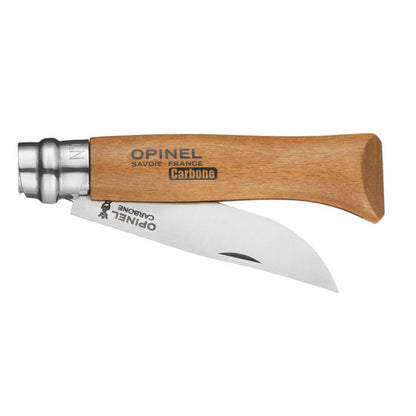 Opinel N°08 Carbon Steel Folding Knife - Pisau Lipat Outdoor
