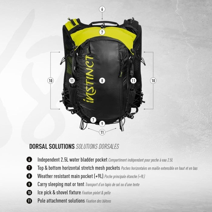 Instinct Trail Running Hydration Pack - X8–18L