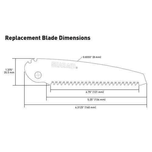 Gear Aid SKARA Camp Saw with Sheath