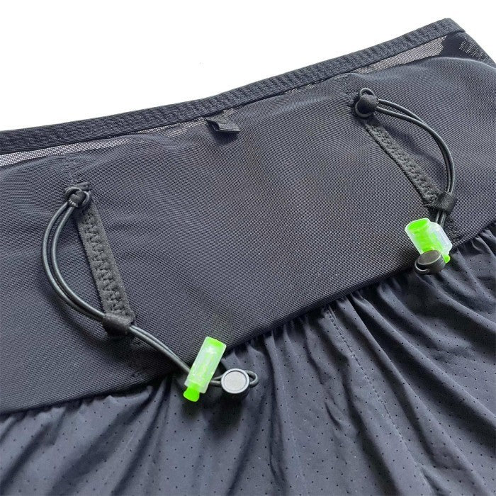 T8 Ultra Sherpa Shorts Integrated with Running Belt - Black/Unisex - Celana Pendek Lari