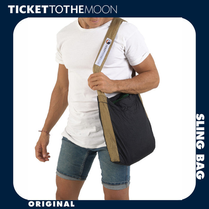 Tas Belanja Lipat Praktis Selempang - Ticket To The Moon Eco Bag SMALL