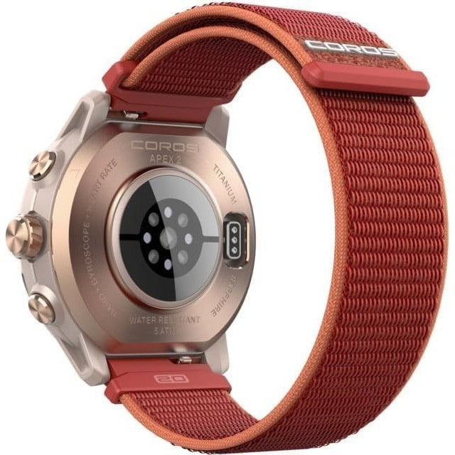 Coros Apex 2 GPS - CORAL / Adventure Outdoor Watch / Jam Tangan Smartwatch Trail Running