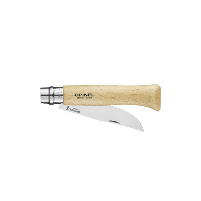 Opinel N°12 Stainless Steel Folding Knife - Pisau Lipat Outdoor