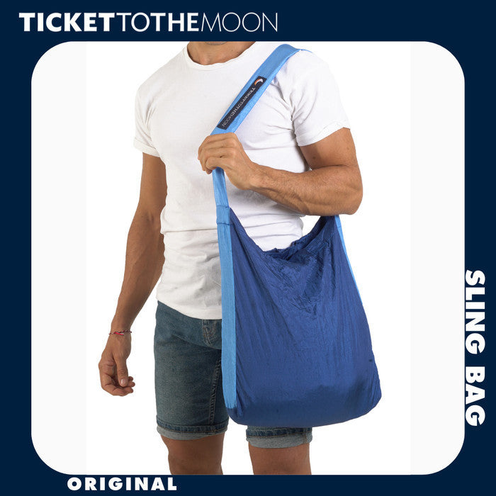 Ticket To The Moon Eco Bag (MEDIUM) - Tas Belanja Lipat Selempang