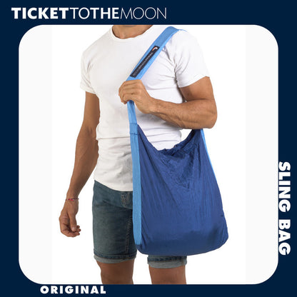 Ticket To The Moon Eco Bag (MEDIUM) - Tas Belanja Lipat Selempang