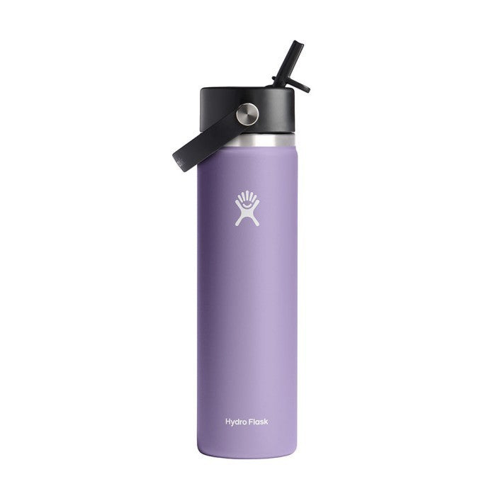 Hydro Flask Wide Mouth Flex Straw Cap Moonshadow 24 Oz