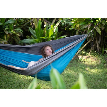 Ticket To The Moon Hammock King size - Aqua / Dark Grey