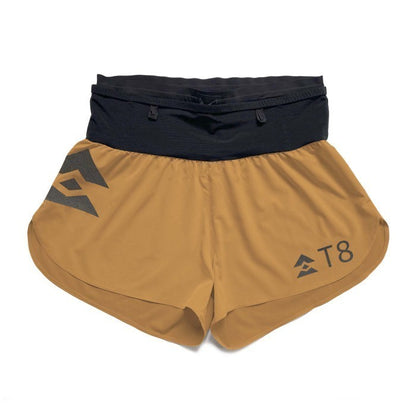 T8 Women's Sherpa Shorts - Gold - Celana Lari