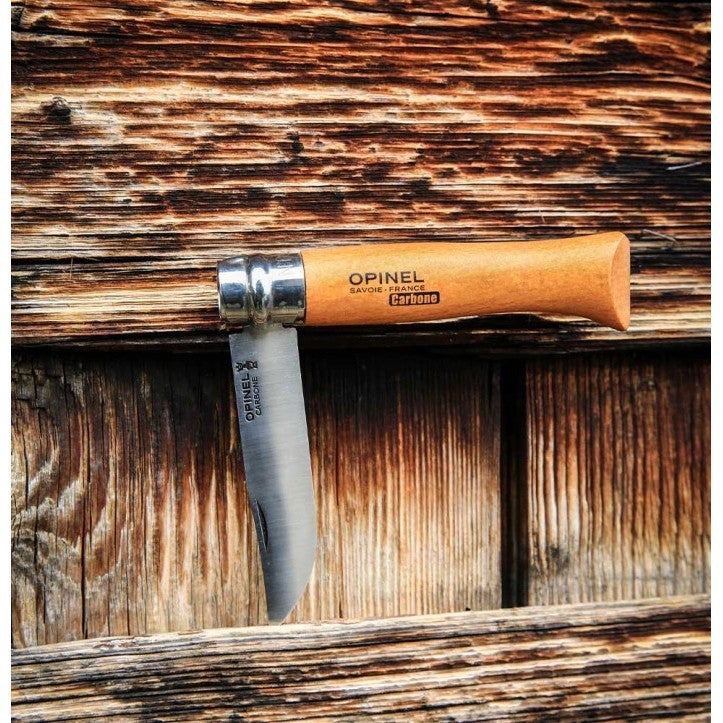 Opinel N°07 Carbon Steel Folding Knife - Pisau Lipat Outdoor