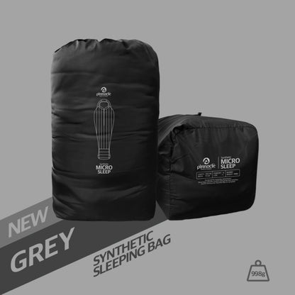 Pinnacle Sleeping Bag Micro Sleep Synthetic - Grey Orange