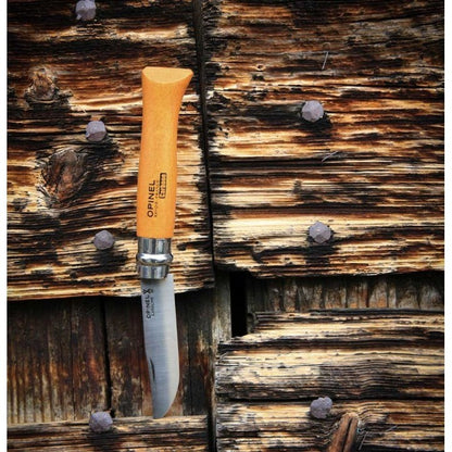 Opinel N°10 Carbon Steel Folding Knife - Pisau Lipat Outdoor